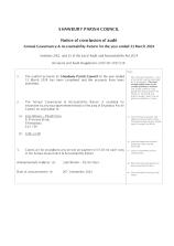 2023-24 Notice of Conclusion of Audit Year